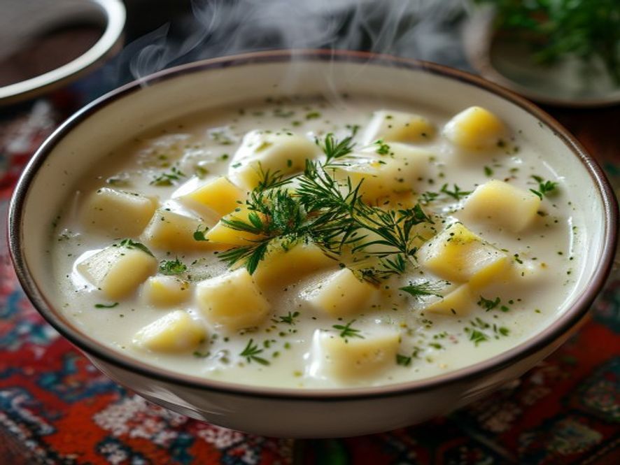 Terbiyeli Patates Çorbası